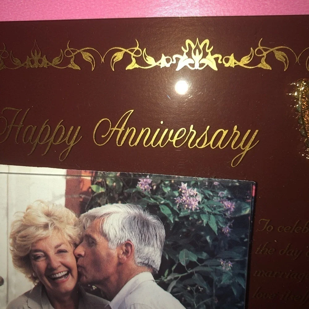 Happy Anniversary keepsake picture frame